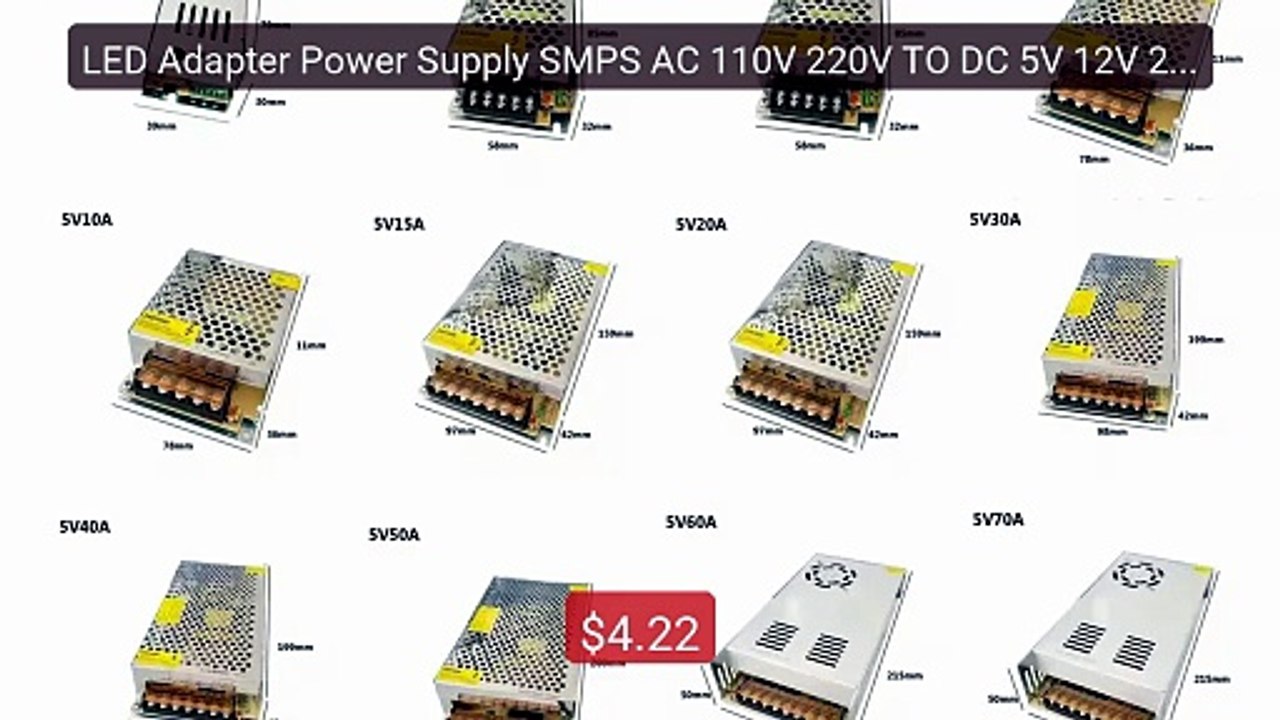 LED Adapter Power Supply SMPS AC 110V 220V TO DC 5V 12V 24V 3... -- Amazing Value 2026 | Must Have!