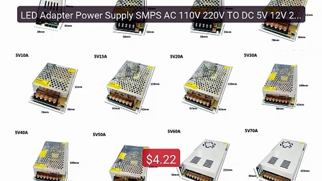 LED Adapter Power Supply SMPS AC 110V 220V TO DC 5V 12V 24V 3... Amazing Value 2026 | Must Have!
