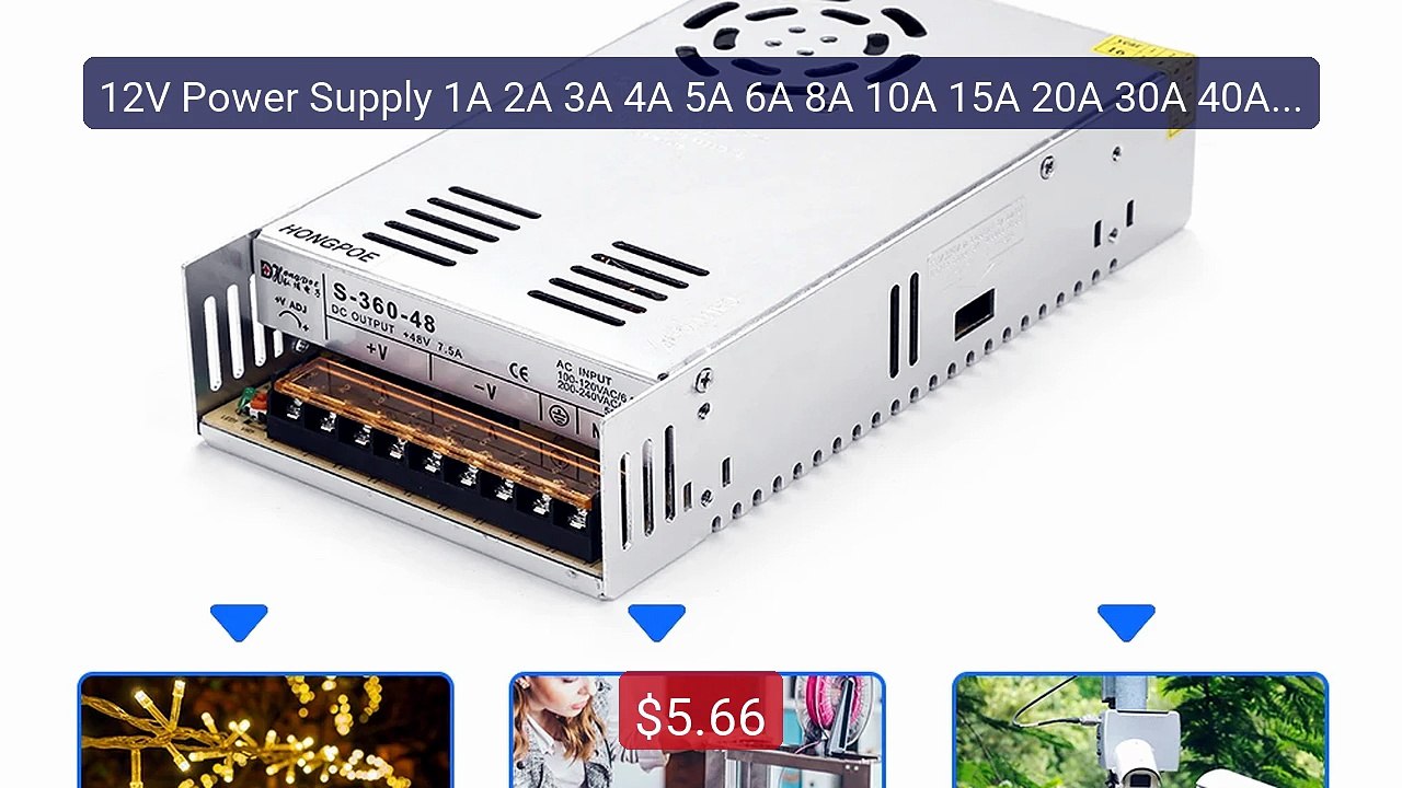 12V Power Supply 1A 2A 3A 4A 5A 6A 8A 10A 15A 20A 30A 40A 5... -- Top Pick 2026 | Unbeatable Price!