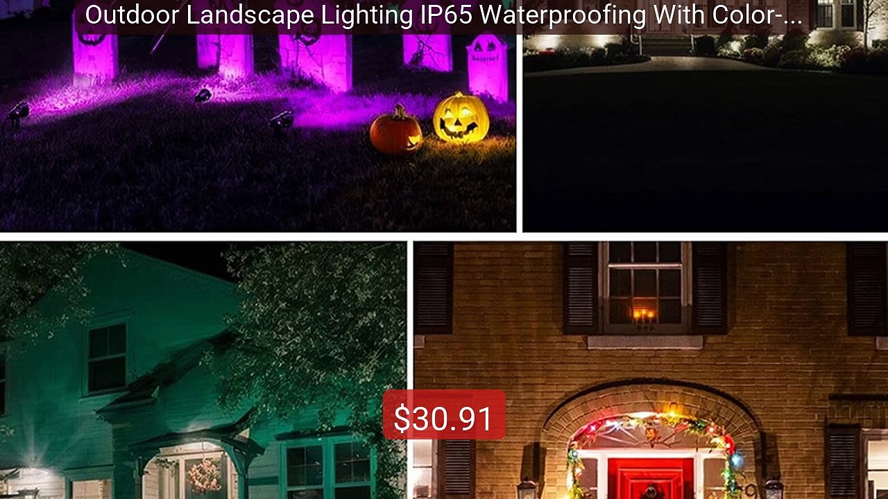Outdoor Landscape Lighting IP65 Waterproofing With Color-chang... -- Best Buy 2026 | Great Quality!