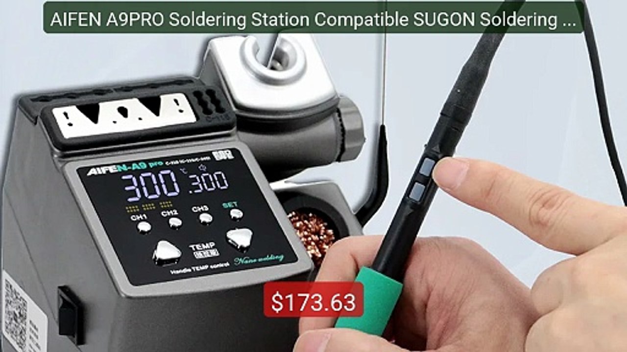 AIFEN A9PRO Soldering Station Compatible SUGON Soldering Ir... -- Top Pick 2026 | Unbeatable Price!