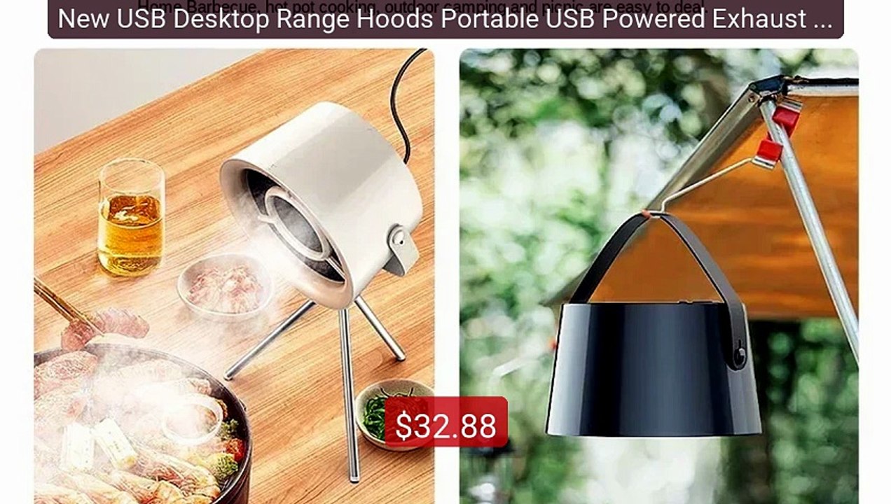 New USB Desktop Range Hoods Portable USB Powered Exhaust Fan S... -- Hot Deal 2026 | Limited Offer!