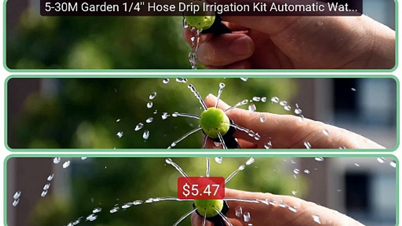 5-30M Garden 1/4'' Hose Drip Irrigation Kit Automatic Watering... -- Best Buy 2026 | Great Quality!