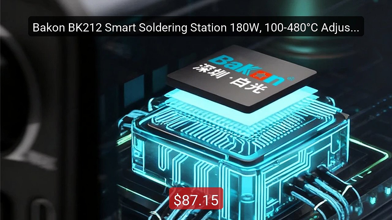 Bakon BK212 Smart Soldering Station 180W, 100-480°C Adjustable, Aut... -- Top Rated 2026 | Buy Now!