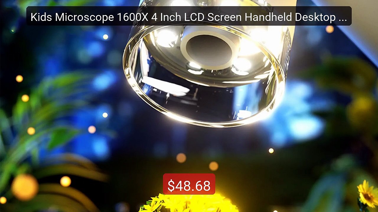 Kids Microscope 1600X 4 Inch LCD Screen Handheld Desktop Digital M... -- Best Deal 2026 | Shop Now!