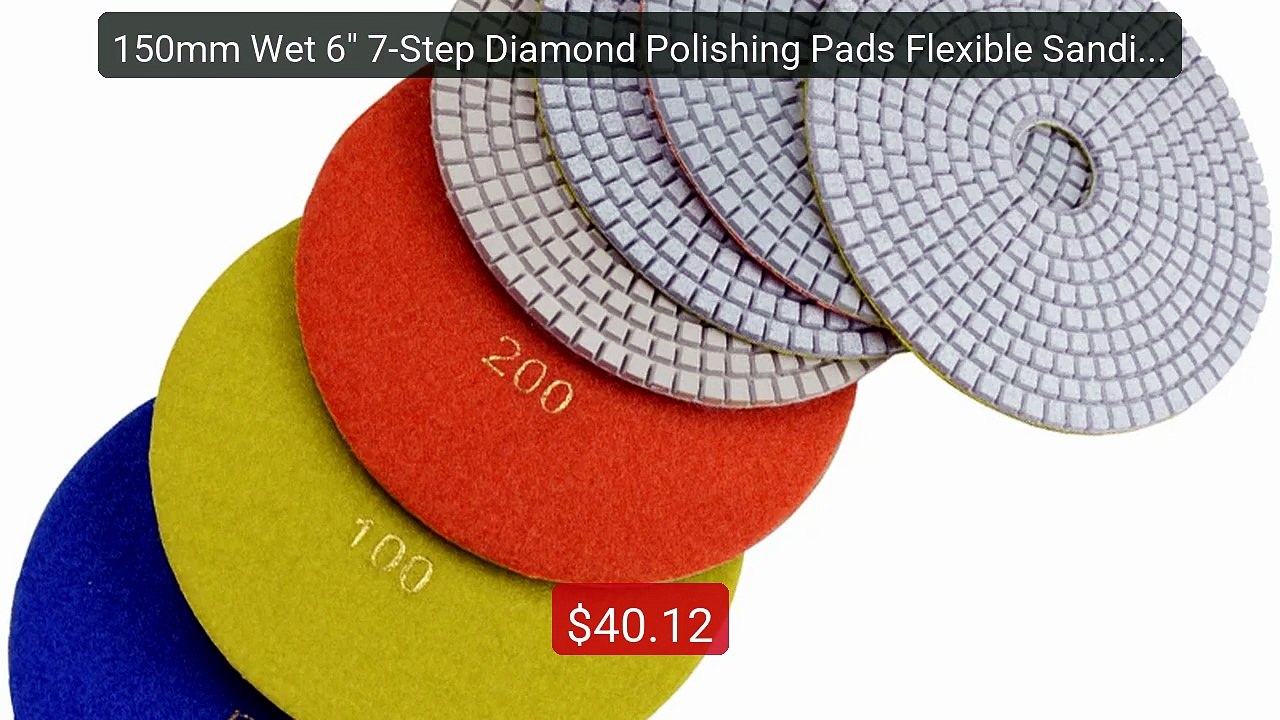 150mm Wet 6" 7-Step Diamond Polishing Pads Flexible Sanding Tools D... -- Top Rated 2026 | Buy Now!