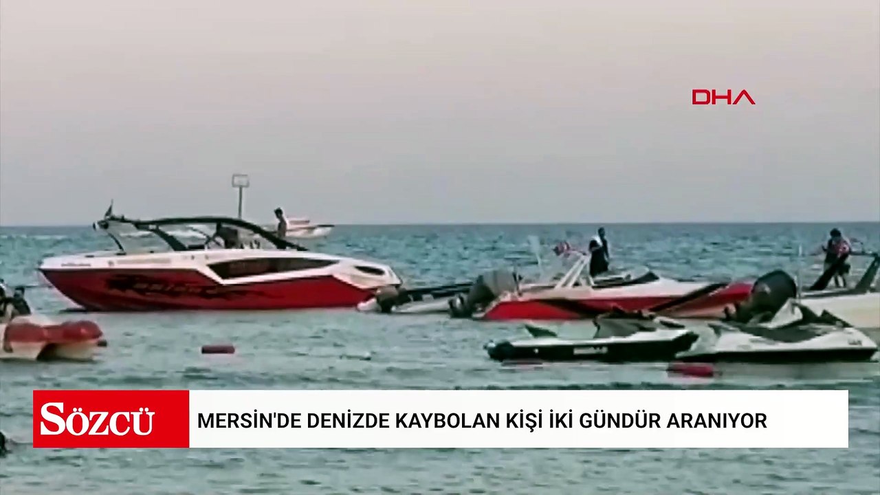 Mersin'de denizde kaybolan kişi iki gündür aranıyor