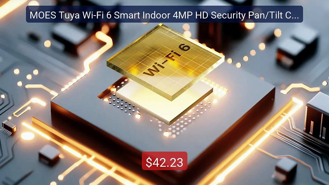 MOES Tuya Wi-Fi 6 Smart Indoor 4MP HD Security Pan/Tilt Camera Moti... -- Top Rated 2026 | Buy Now!
