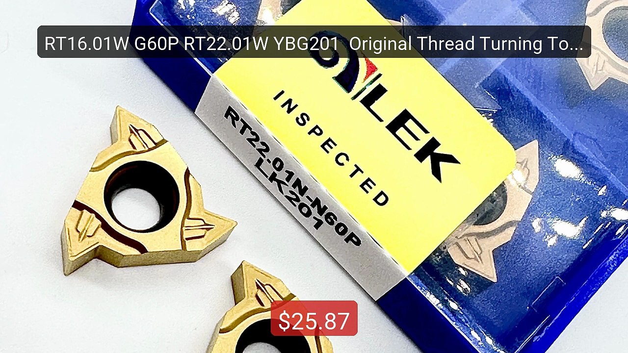 RT16.01W G60P RT22.01W YBG201  Original Thread Turning Tool Steel ... -- Best Deal 2026 | Shop Now!