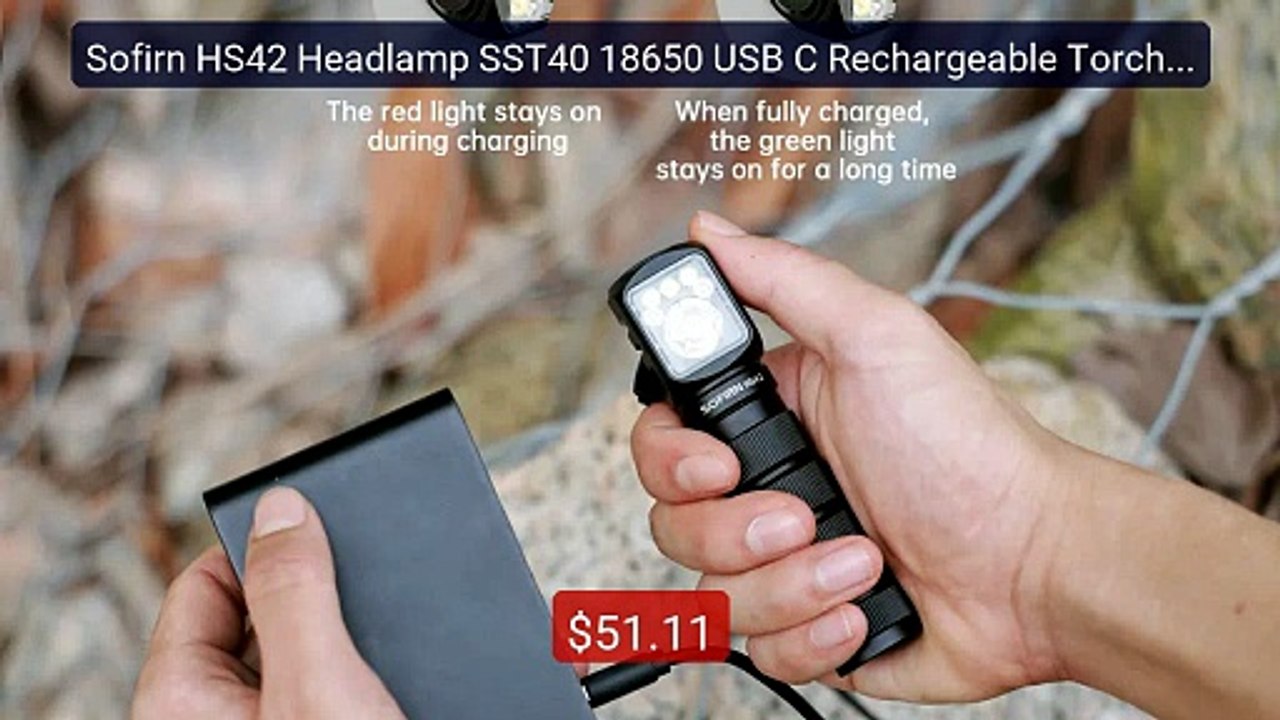 Sofirn HS42 Headlamp SST40 18650 USB C Rechargeable Torch 210... -- Amazing Value 2026 | Must Have!