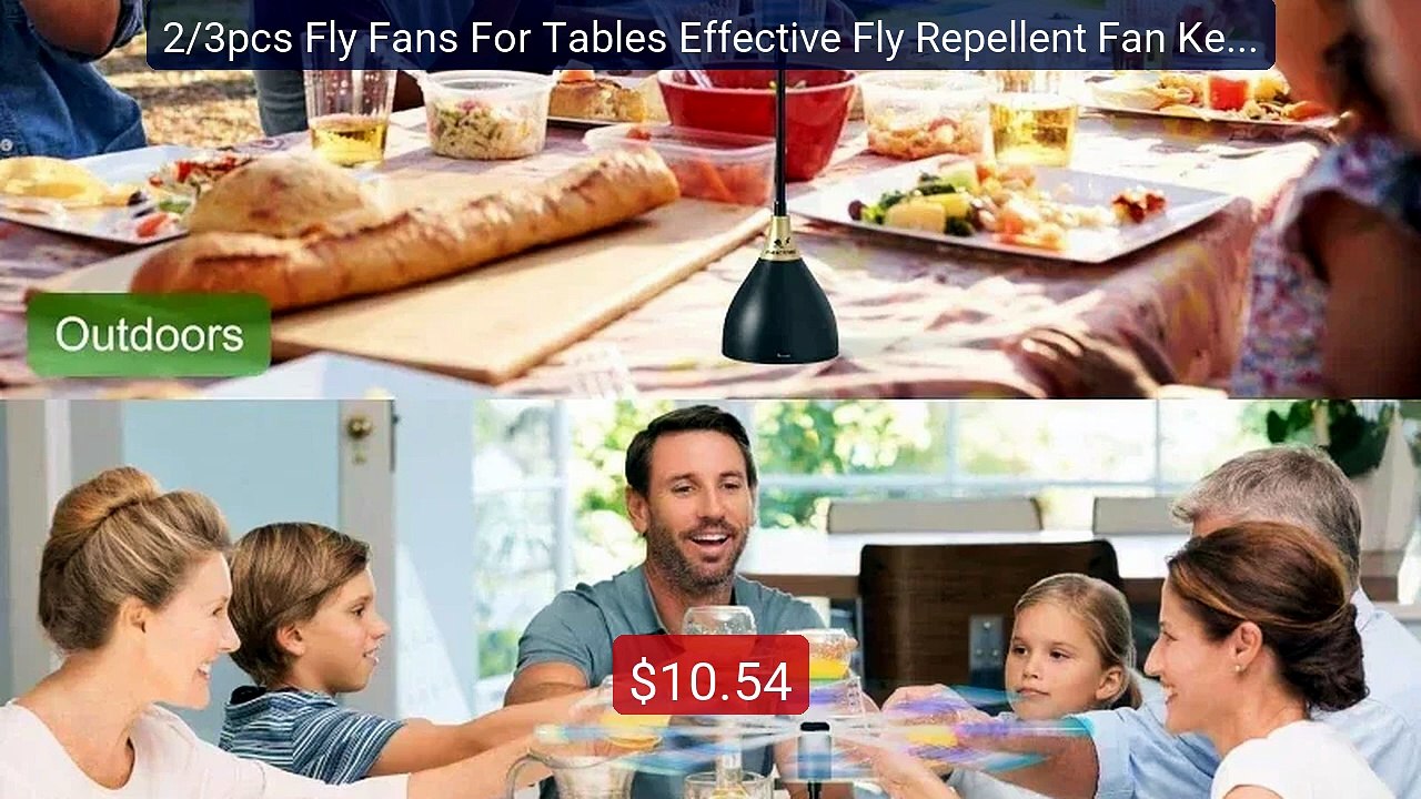 2/3pcs Fly Fans For Tables Effective Fly Repellent Fan Keeps F... -- Best Buy 2026 | Great Quality!