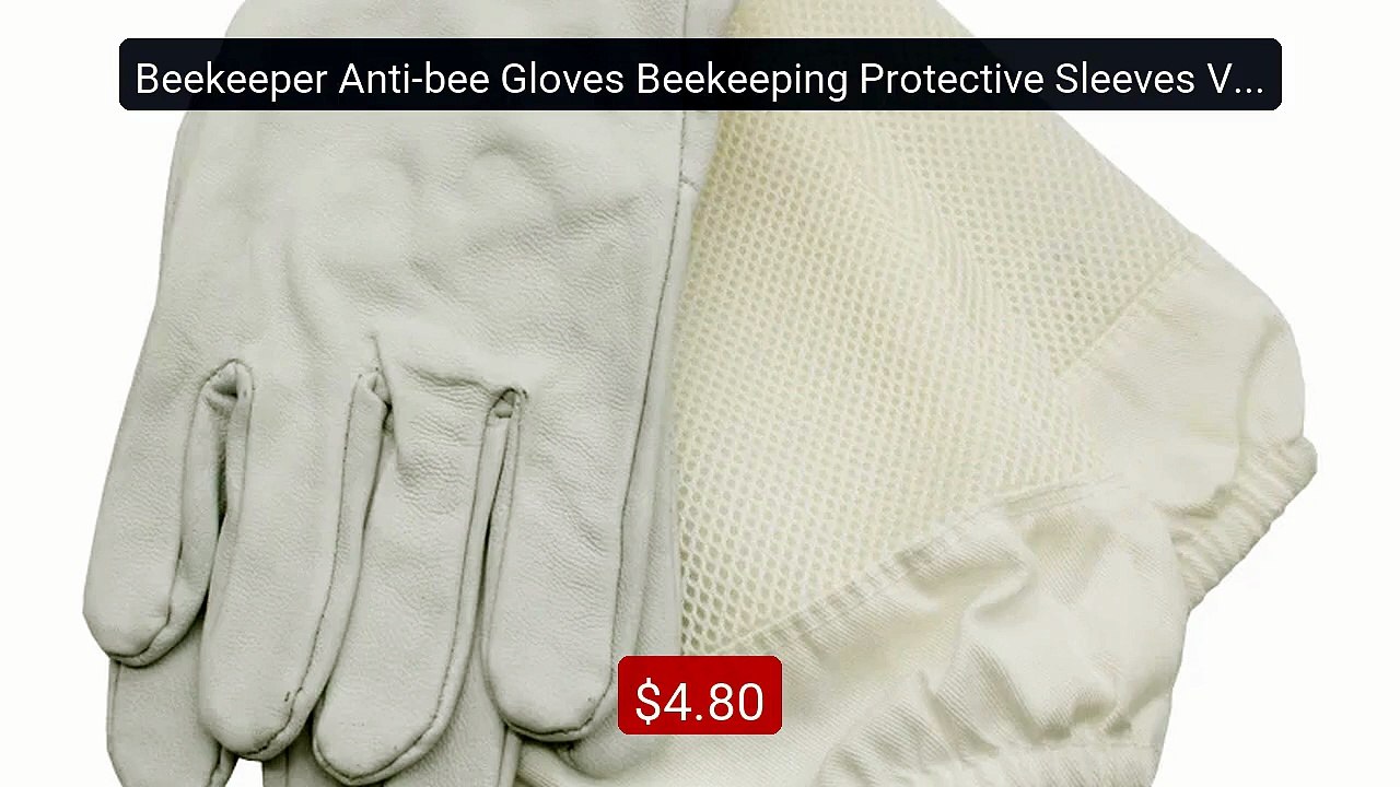 Beekeeper Anti-bee Gloves Beekeeping Protective Sleeves Ven... -- Top Pick 2026 | Unbeatable Price!