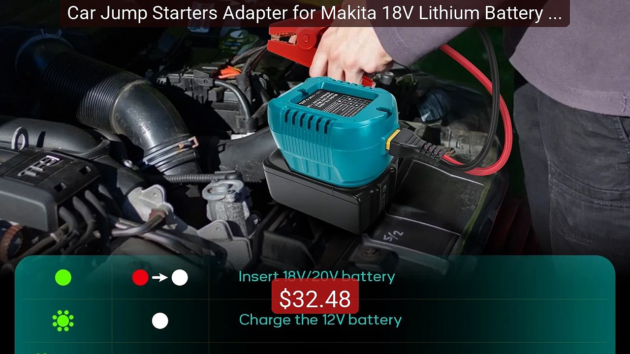 Car Jump Starters Adapter for Makita 18V Lithium Battery Boos... -- Amazing Value 2026 | Must Have!