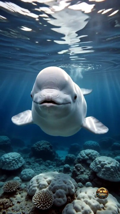 Beluga Whale: The Arctic's Living Ghost | Rare White Whale Facts #Shorts#BelugaWhale #Arctic #MarineLife #Wildlife #Ocean #Nature #AnimalFacts #SeaLife #WildlifeDocumentary
