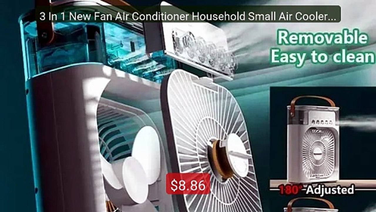 3 In 1 New Fan AIr Conditioner Household Small Air Cooler L... -- Top Pick 2026 | Unbeatable Price!