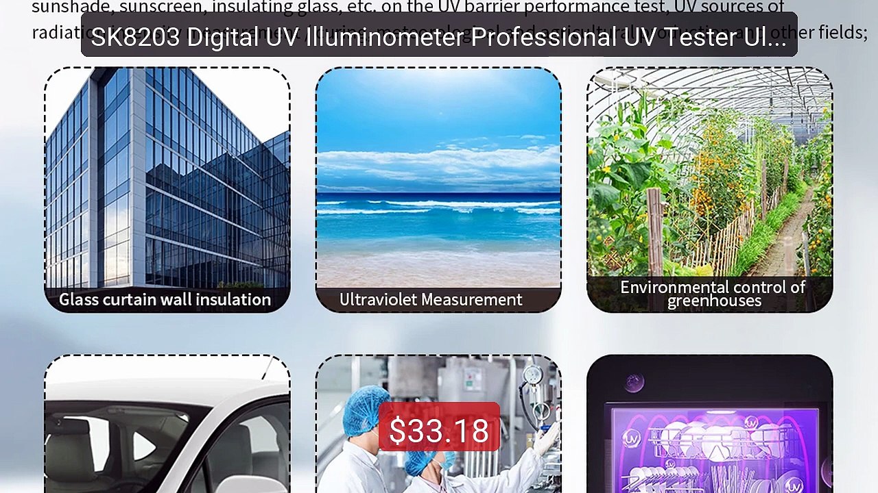 SK8203 Digital UV Illuminometer Professional UV Tester Ultraviolet... -- Best Deal 2026 | Shop Now!