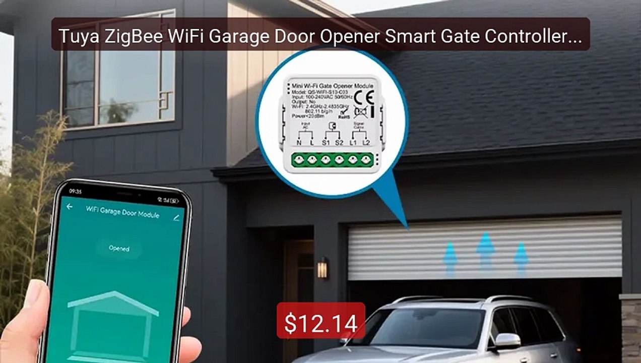 Tuya ZigBee WiFi Garage Door Opener Smart Gate Controller Swi... -- Amazing Value 2026 | Must Have!