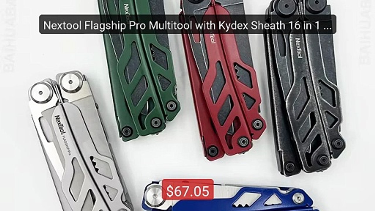 Nextool Flagship Pro Multitool with Kydex Sheath 16 in 1 Mult... -- Amazing Value 2026 | Must Have!