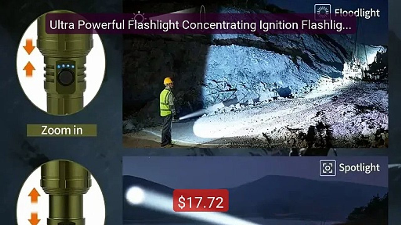 Ultra Powerful Flashlight Concentrating Ignition Flashlight W... -- Amazing Value 2026 | Must Have!