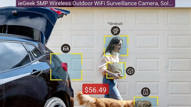 ieGeek 5MP Wireless Outdoor WiFi Surveillance Camera, Solar Ca... Hot Deal 2026 | Limited Offer!