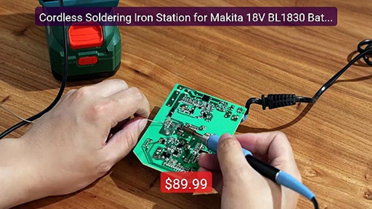 Cordless Soldering Iron Station for Makita 18V BL1830 Battery with... -- Best Deal 2026 | Shop Now!