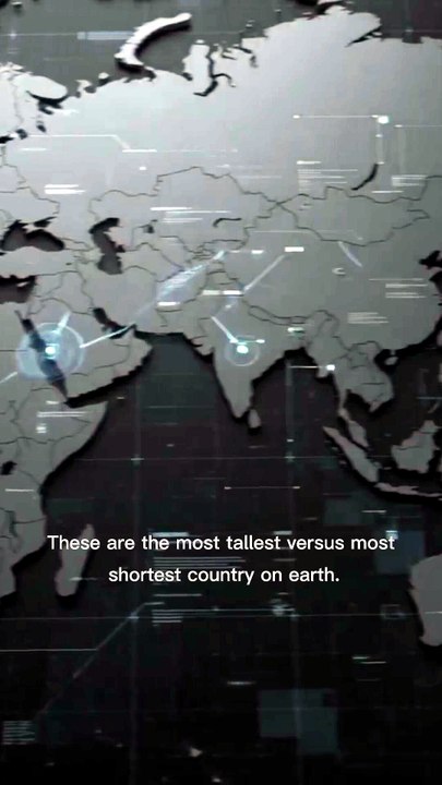 Most Tall vs Most Short Country! 🗺️📏 #shorts