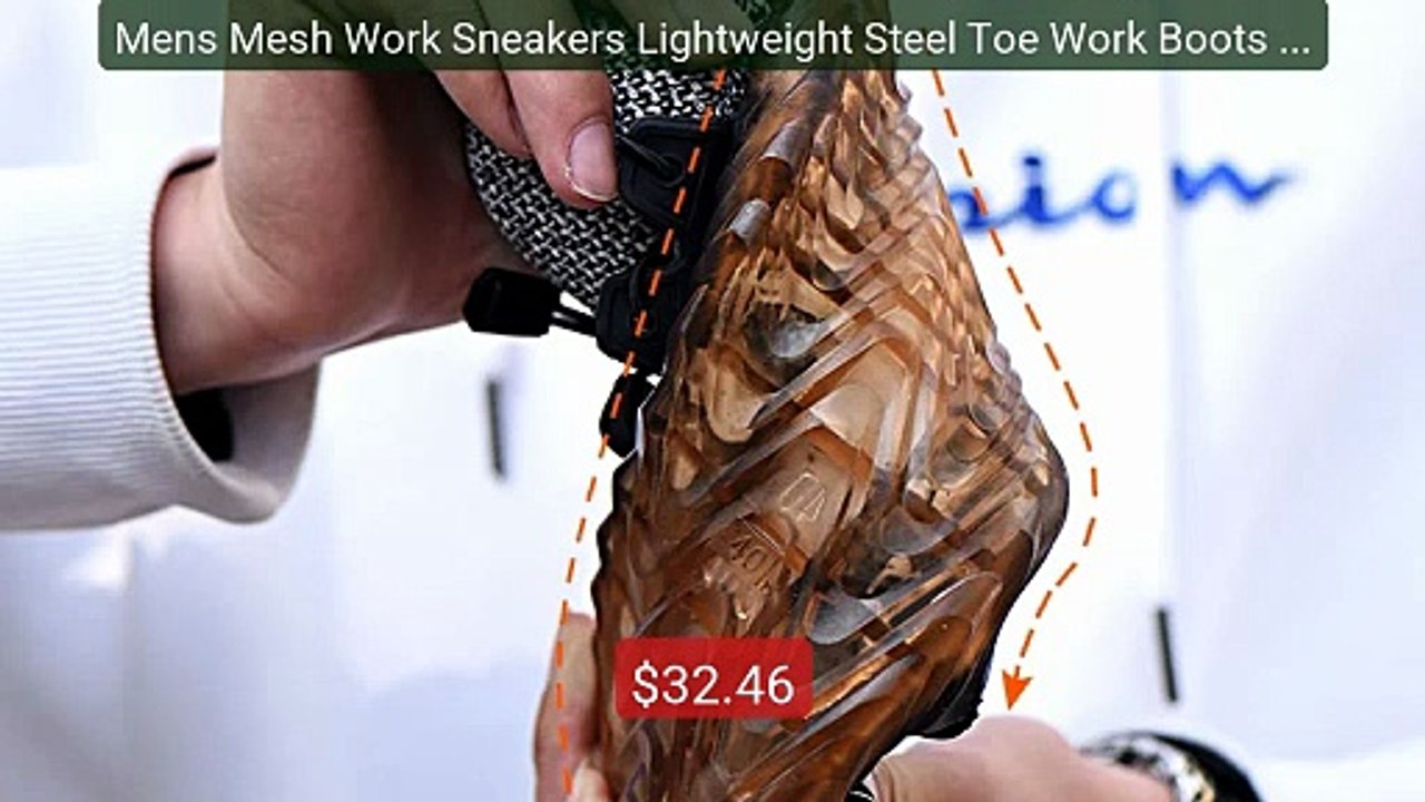 Mens Mesh Work Sneakers Lightweight Steel Toe Work Boots Indestruct... -- Top Rated 2026 | Buy Now!