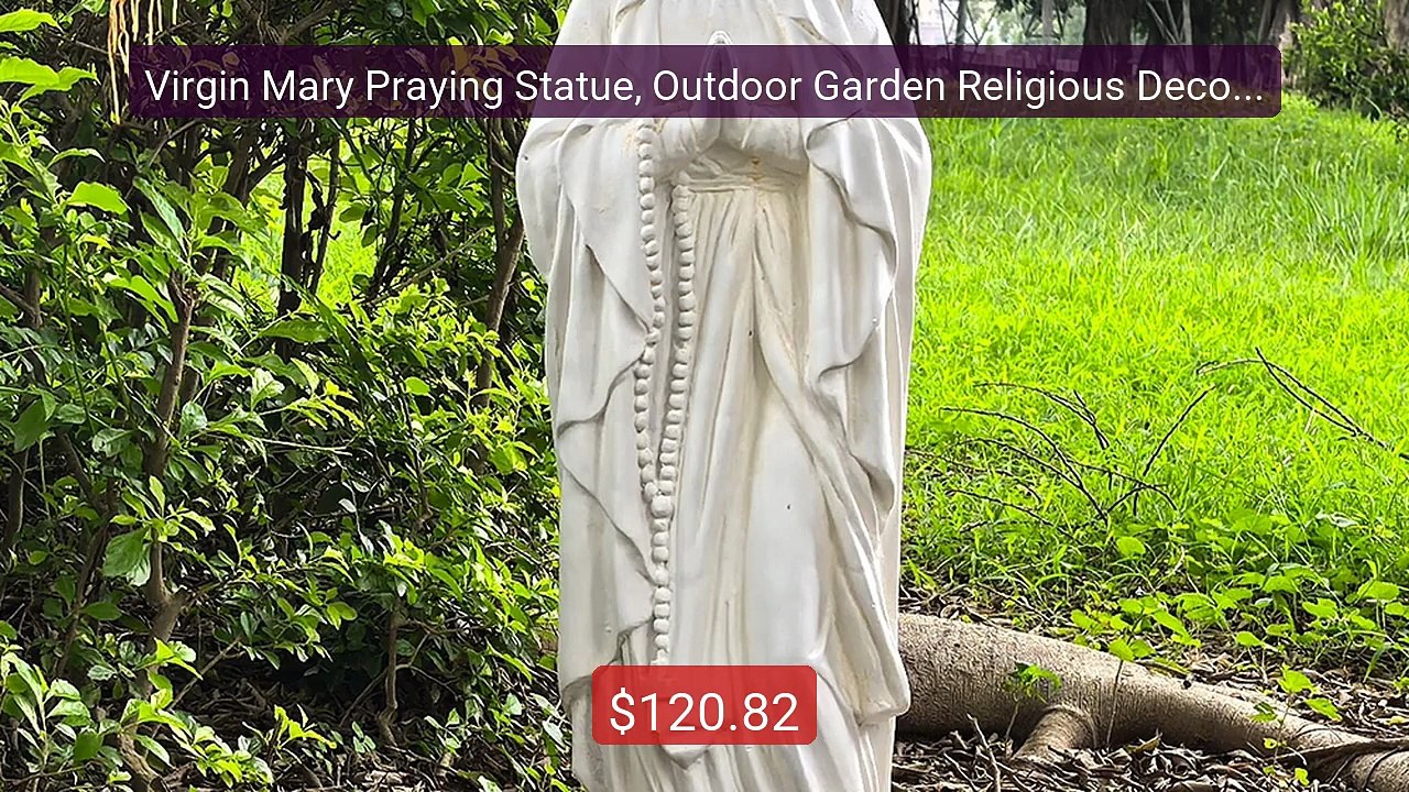 Virgin Mary Praying Statue, Outdoor Garden Religious Decorations Cl... -- Top Rated 2026 | Buy Now!