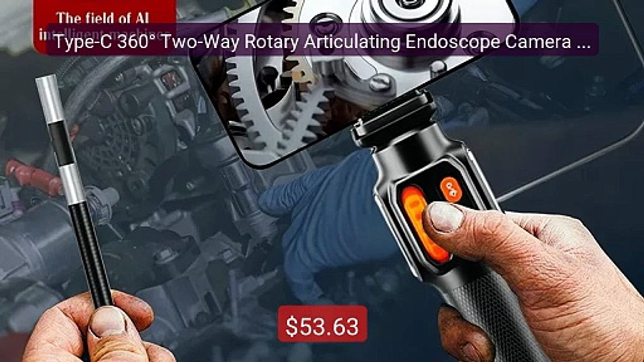Type-C 360° Two-Way Rotary Articulating Endoscope Camera HD 48... -- Best Buy 2026 | Great Quality!