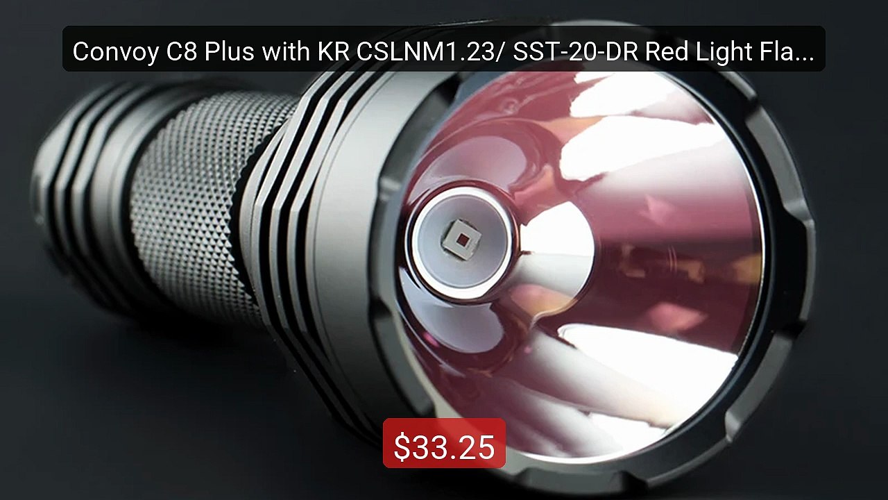 Convoy C8 Plus with KR CSLNM1.23/ SST-20-DR Red Light Flashlight 1... -- Best Deal 2026 | Shop Now!