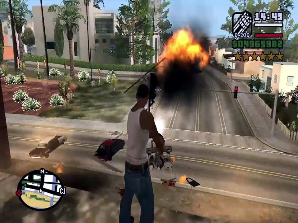 ⭐⭐⭐⭐⭐⭐ SIX STARS WANTED LEVEL RAMPAGE WITH TANK |