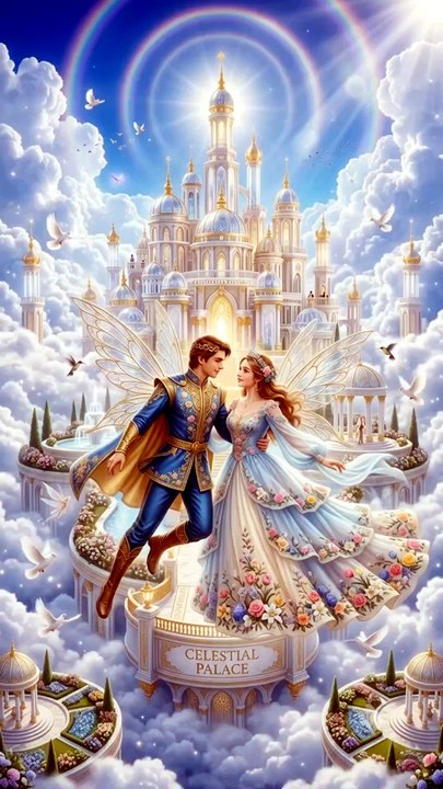 Fairy couple enjoying lovely times together.