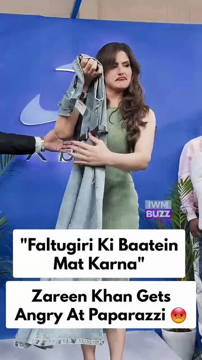 Zareen Khan's Candid Exchange With Paparazzi Goes Viral
