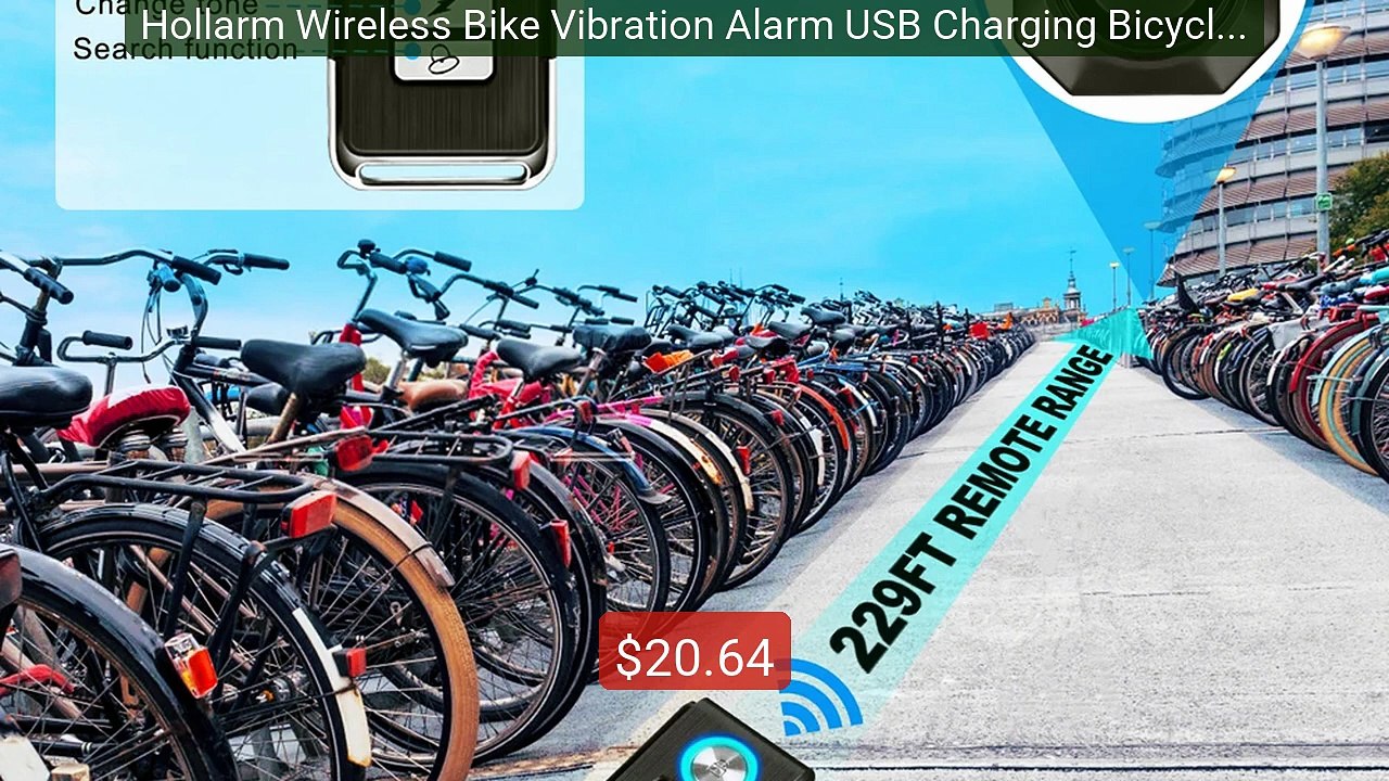 Hollarm Wireless Bike Vibration Alarm USB Charging Bicycle Alarm A... -- Best Deal 2026 | Shop Now!