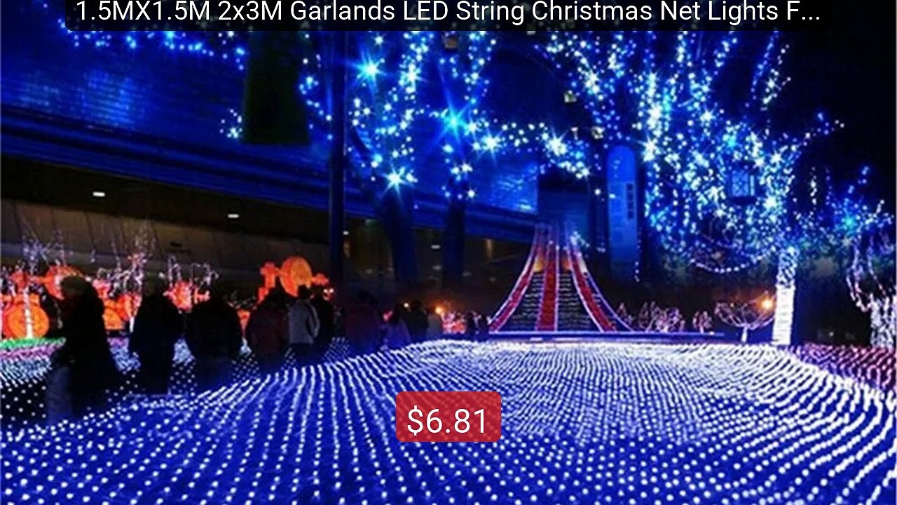 1.5MX1.5M 2x3M Garlands LED String Christmas Net Lights Fairy... -- Amazing Value 2026 | Must Have!