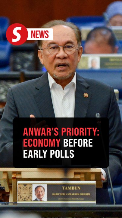 Anwar brushes off early election calls, prioritises economic recovery