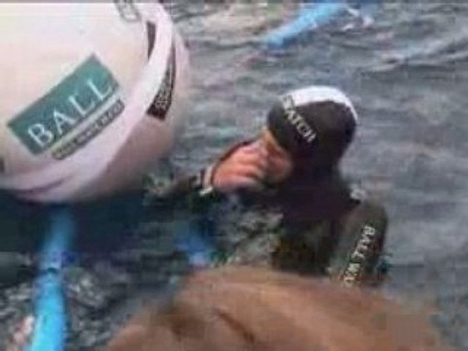 RECORD DU MONDE D'APNEE DE GUILLAUME NERY A 113 METRES