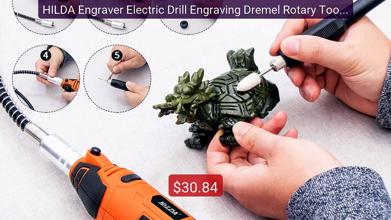 HILDA Engraver Electric Drill Engraving Dremel Rotary Tool Mac... -- Hot Deal 2026 | Limited Offer!