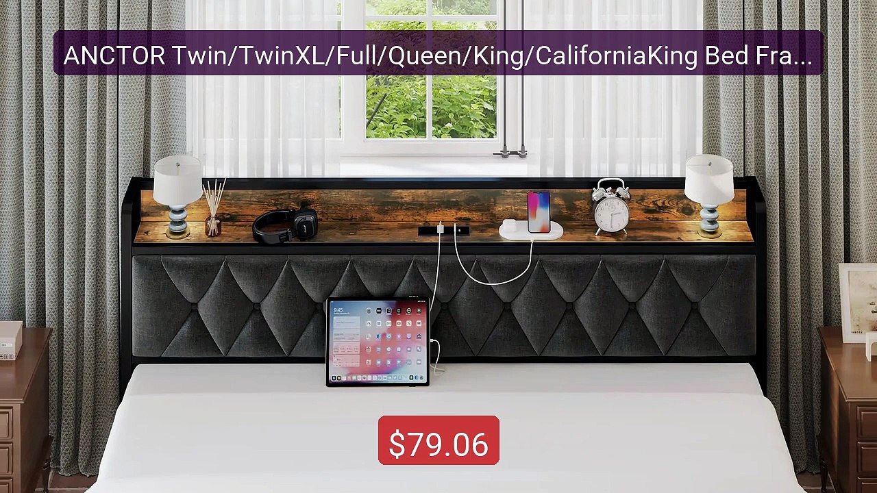 ANCTOR Twin/TwinXL/Full/Queen/King/CaliforniaKing Bed Frames,... -- Amazing Value 2026 | Must Have!
