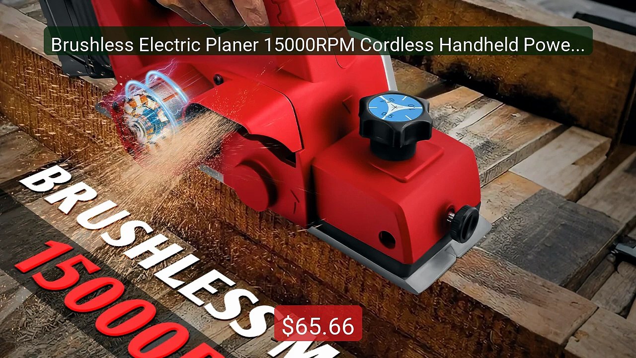 Brushless Electric Planer 15000RPM Cordless Handheld Power Planer C... -- Top Rated 2026 | Buy Now!