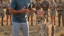 racing with cheetah