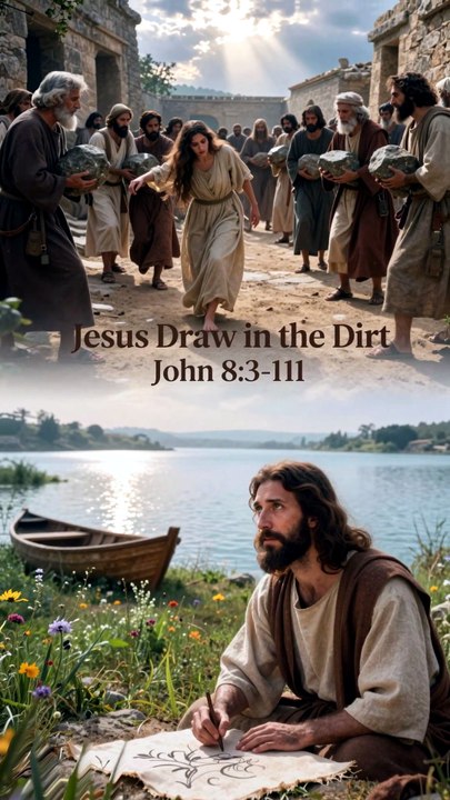 Why Jesus Drew in the Dirt Instead of Condemning Her 🌿✨