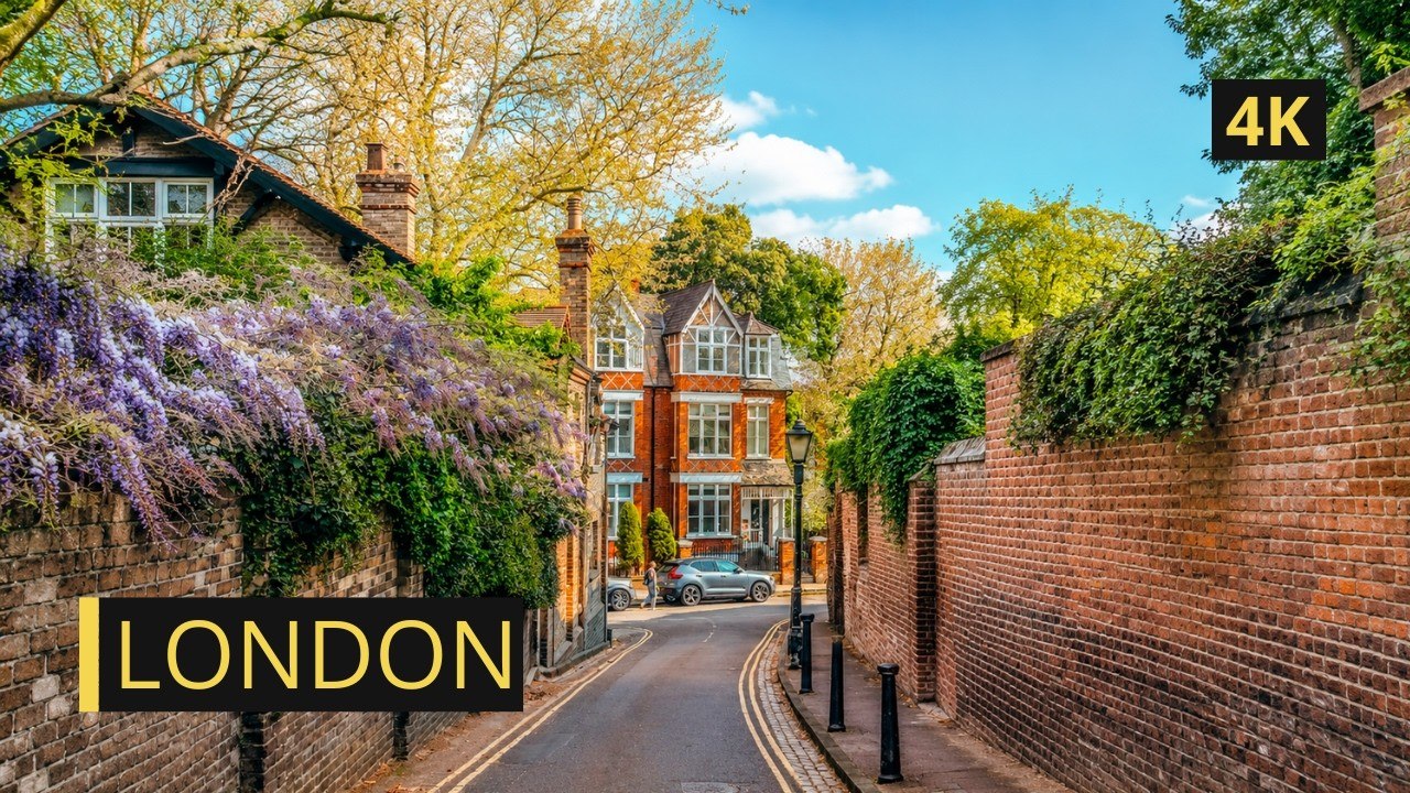 Hampstead Village Walking Tour | A 4K Walking Tour Of A Modern Village in London