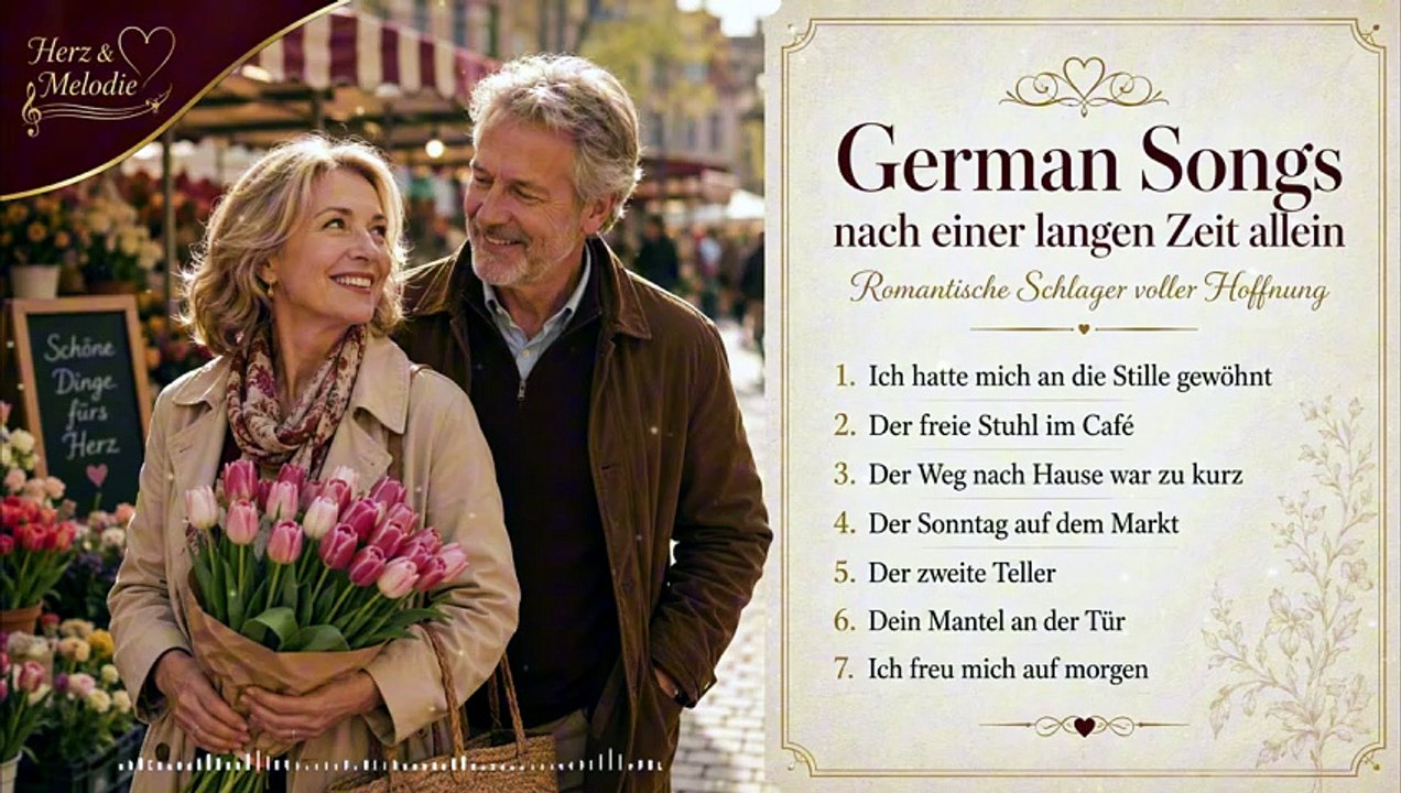 German Songs nach einer langen Zeit allein | Romantische Schlager voller Hoffnung