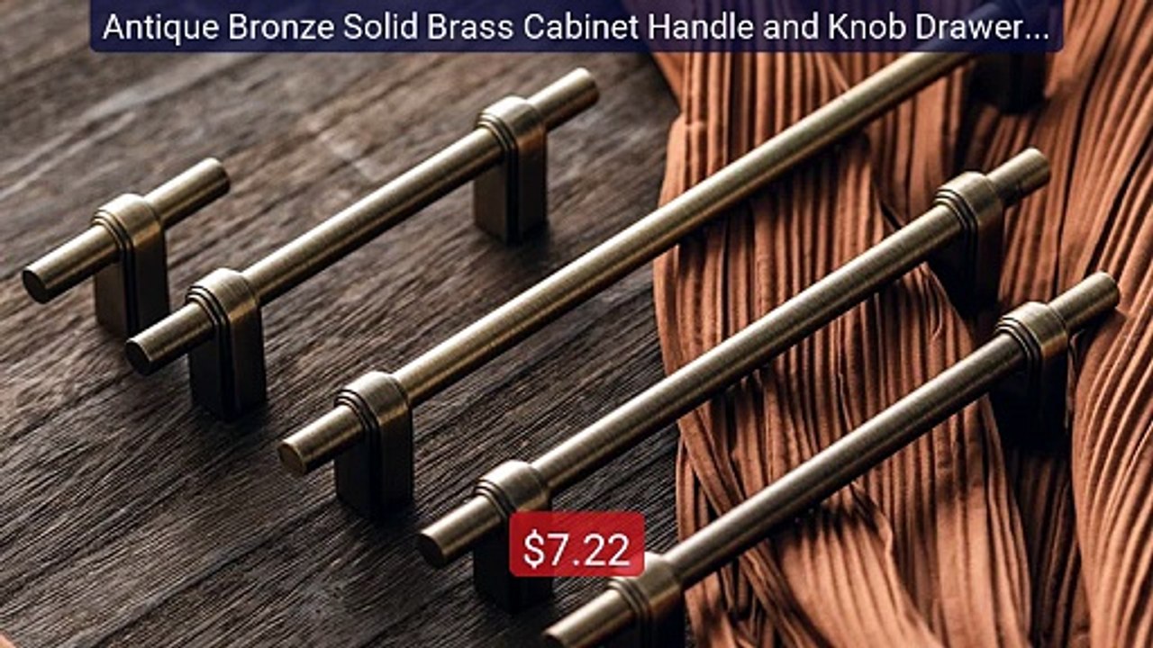 Antique Bronze Solid Brass Cabinet Handle and Knob Drawer Knobs T B... -- Top Rated 2026 | Buy Now!