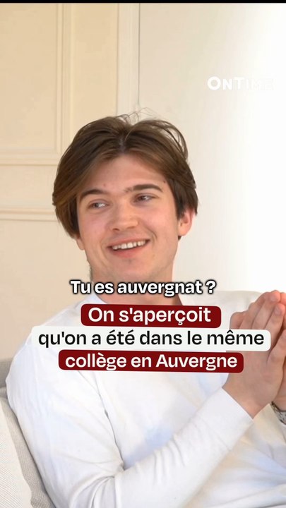 On s’aperçoit avec Laure Boulleau qu’on a été dans le même collège