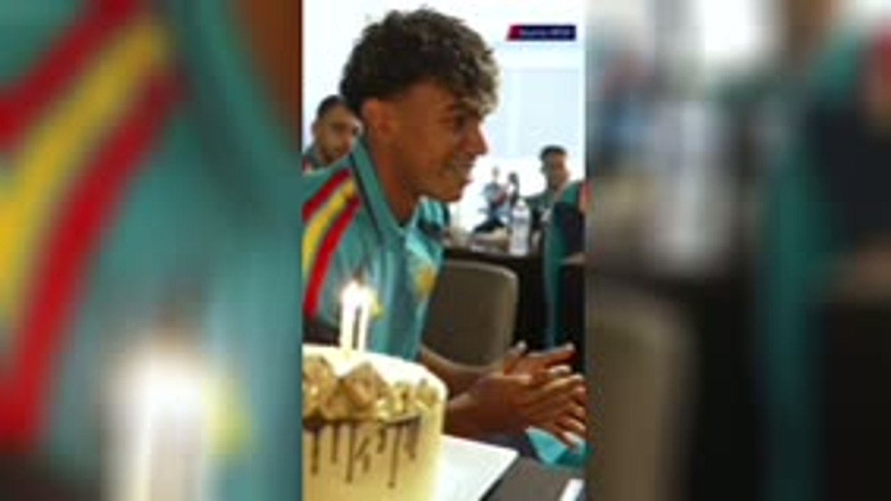 Yamal makes birthday wish to beat France