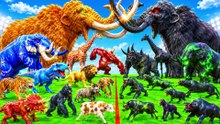 Prehistoric Mammals VS Shadow Itself Mammals Size Animal Epic Battle Animal Revolt Battle Simulator thumnail