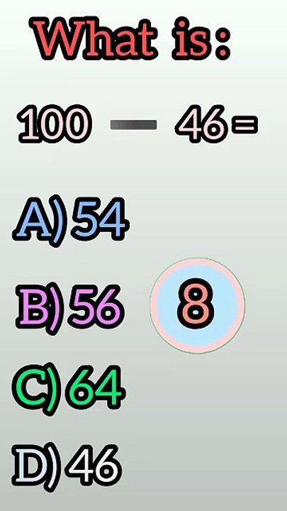 Improve Your Math Skills with This 10 second Quiz