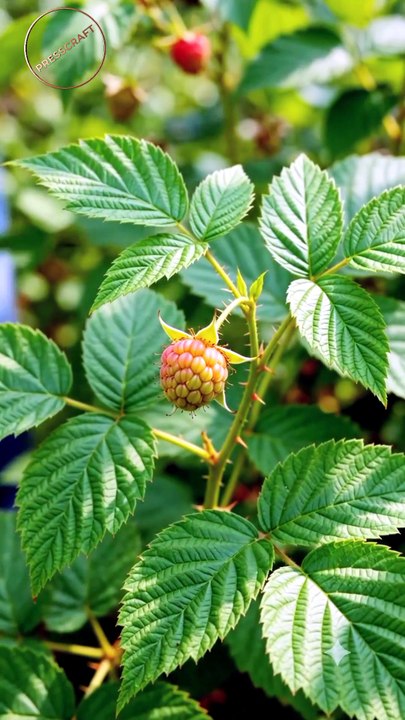 🍓 Raspberry Grows Into a Cactus Shape! 🌵 #Farming #Timelapse #4K